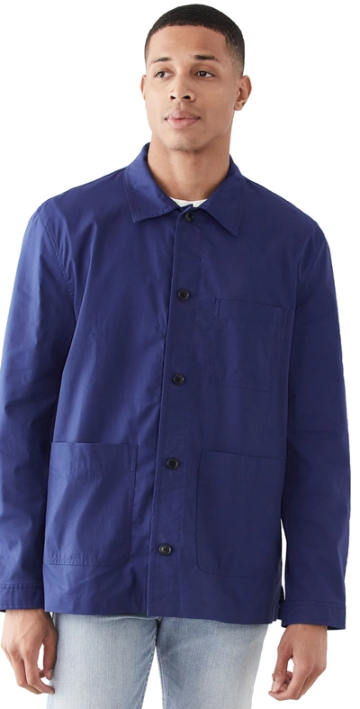 Club Monaco Workwear Jacket In Blue Depth