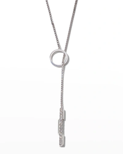 Gucci Women's Link To Love 18k White Gold & Diamond Lariat Necklace In Wg