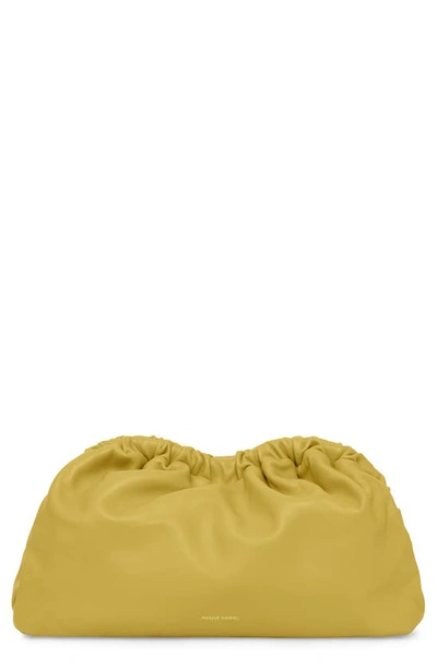 Mansur Gavriel Mini Cloud Leather Clutch In Pomelo