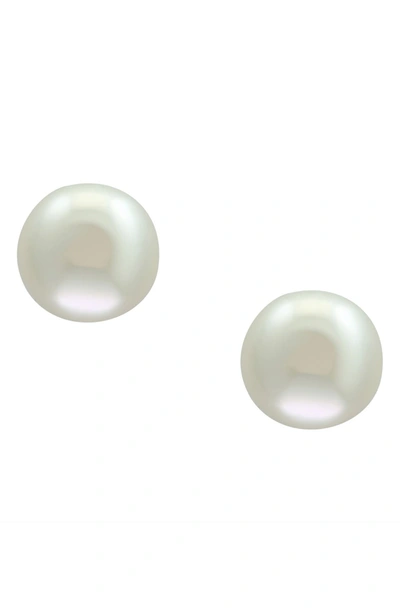 Effy Sterling Silver 12mm Freshwater Pearl Stud Earrings In White