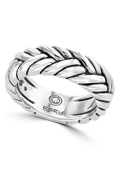 Effy Sterling Silver Braided Band Ring