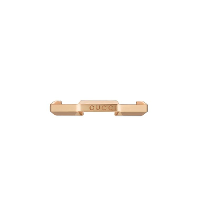Gucci Link To Love Mirrored Ring In Rose Gold