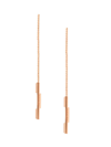 Gucci Link To Love 18k Rose Gold Drop Earrings In Pink Gold