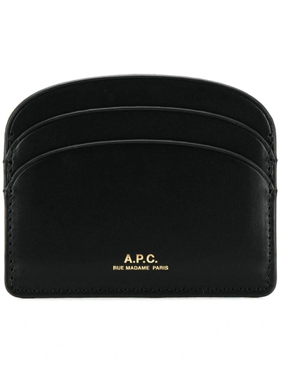 Apc Black Demi-lune Credit Card Holder