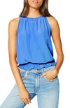 Ramy Brook Lauren Smock Waist Sleeveless Top In Horizon