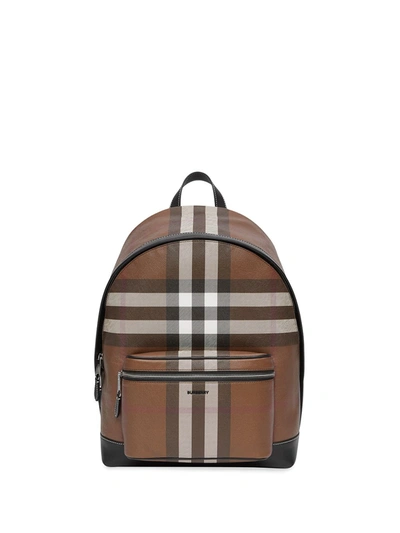 Burberry Jett Backpack In Dark Birch Brown