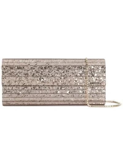 Jimmy Choo Sweetie Clutch In Metallic