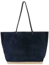 Altuzarra Large Espadrille Tote Bag In Blue