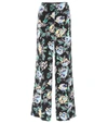 Diane Von Furstenberg Floral-printed Wide-leg Trousers In Multicoloured