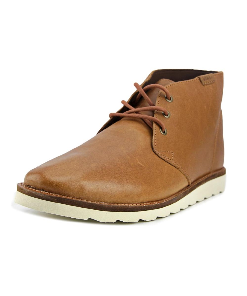 Vans Desert Chukka Men Round Toe Leather Brown Chukka Boot' | ModeSens