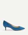 Ann Taylor Reese Suede Pumps In Lavish Blue