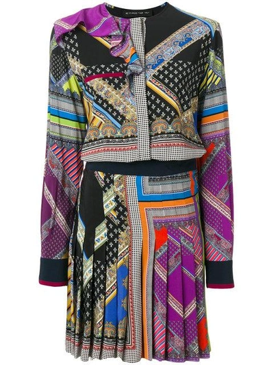 Etro Printed Pleated Dress