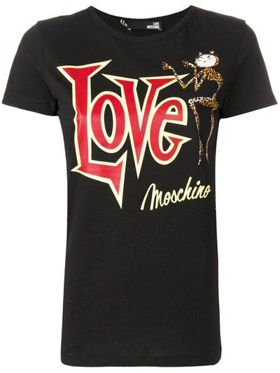Love Moschino T-shirt T-shirt Women Moschino Love In Black