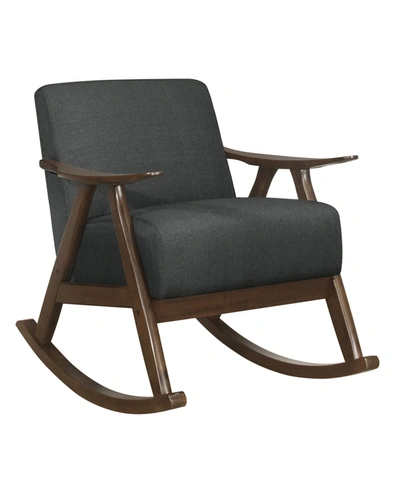 Furniture Herriman Rocking Chair In Dark Gray