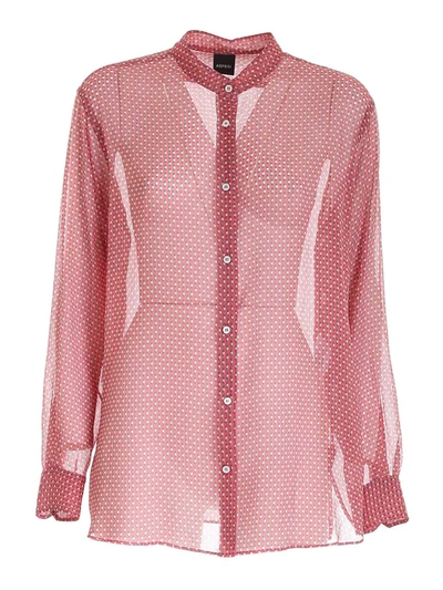 Aspesi Semi-transparent Shirt In Pink