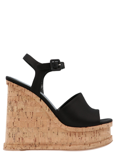 Haus Of Honey Palace Black Platform Sandals