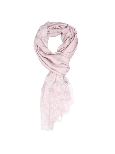 Valentino Neck Scarf Foulard Woman  In Powder