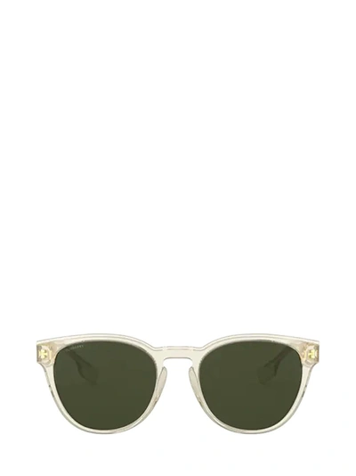 Burberry Eyewear Round Frame Sunglasses In Yellow