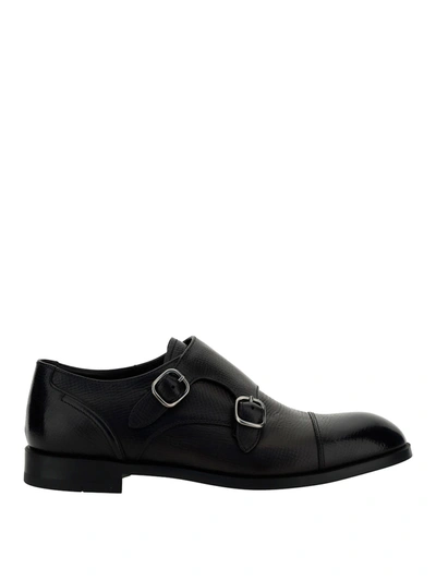 ERMENEGILDO ZEGNA MONK STRAP SHOES 