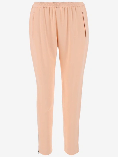 Stella Mccartney Tamara Cropped Pants In Pink