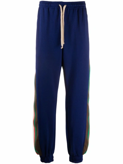 Gucci Men's Blue Polyester Joggers