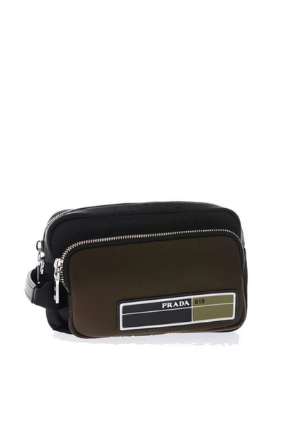 Prada Men's Black Polyester Beauty Case