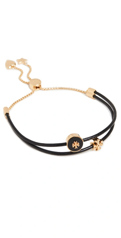 Tory Burch Kira Enamel Slider Bracelet In Gold | ModeSens