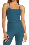 Beyond Yoga Space-dye Slim Racerback Tank Top In Stellar Blue Heather