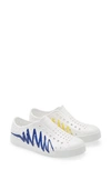 Native Shoes Kids' Jefferson Water Friendly Perforated Slip-on In White/ White