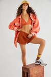 Free People Ruby Jacket In Scarlet Ibis