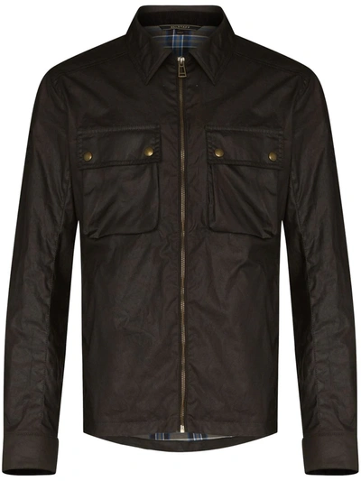 Belstaff Dunstall Zip-up Jacket In Braun