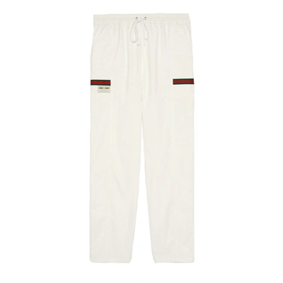 Gucci Men's White Cotton Joggers