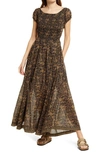 Free People Ultraviolet Maxi Dress In Black Combo