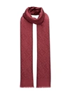 Fendi Ff Motif Scarf In Red