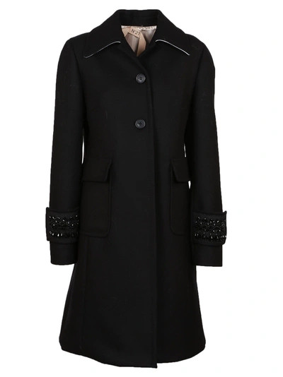 N°21 Embellished Cuff Coat