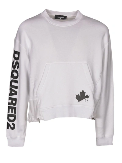 Dsquared2 Dominate Sport Sweatshirt In White