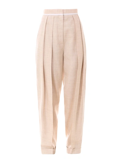 Stella Mccartney Ariana Trousers In Beige