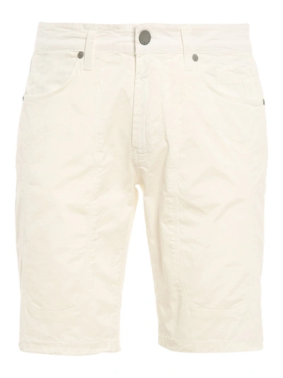 Jeckerson Cotton Bermuda Shorts In White