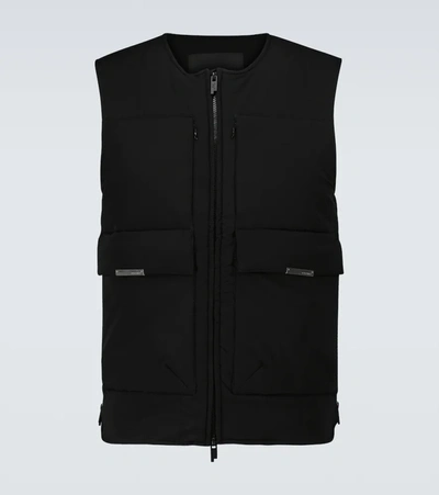 A-cold-wall* Paneled Multi-pocket Gilet In Schwarz