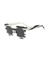 Isabel Marant Oversized Square Acetate Sunglasses In White Black
