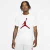 Jordan 秋季新款 Jumpman 渐变数码印花男子t恤 In White/gym Red