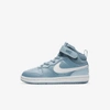 Nike Court Borough Mid 2 Little Kids' Shoes In Cerulean,glacier Blue,white