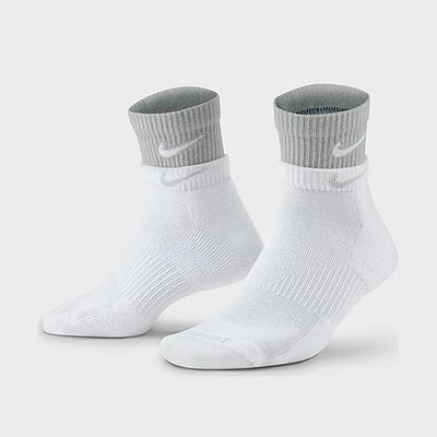 Nike Everyday Plus Cushioned Training Crew Socks In Black/white/black