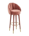 Tov Furniture Myla Swivel Counter Stool In Pink