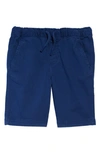 Tucker + Tate Kids' Essential Twill Shorts In Blue Estate