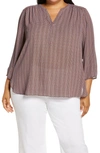 Curves 360 By Nydj Perfect Blouse In Sadie Dots