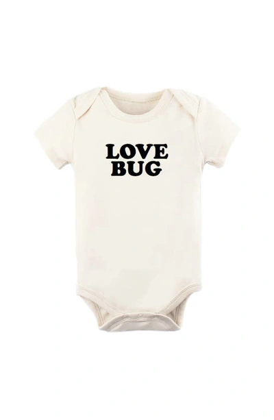 Tenth & Pine Babies' Love Bug Organic Cotton Bodysuit In Natural