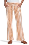 Roxy Juniors' Oceanside Yarn Dyed Pant In Golden Ochre