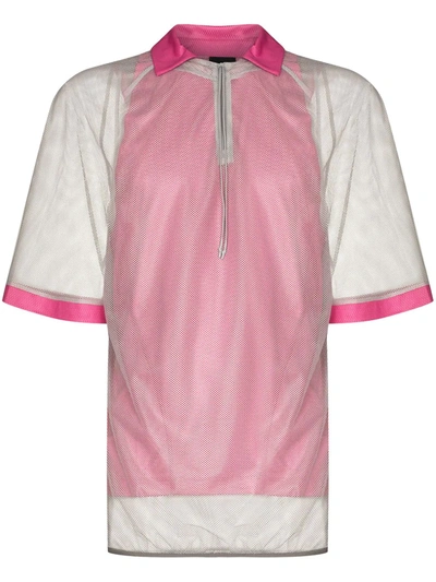 Saul Nash X Browns Focus Flipside Polo Shirt In Pink