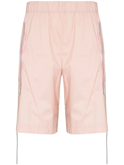 Saul Nash X Browns Focus Flipside Vent Track Shorts In Pink